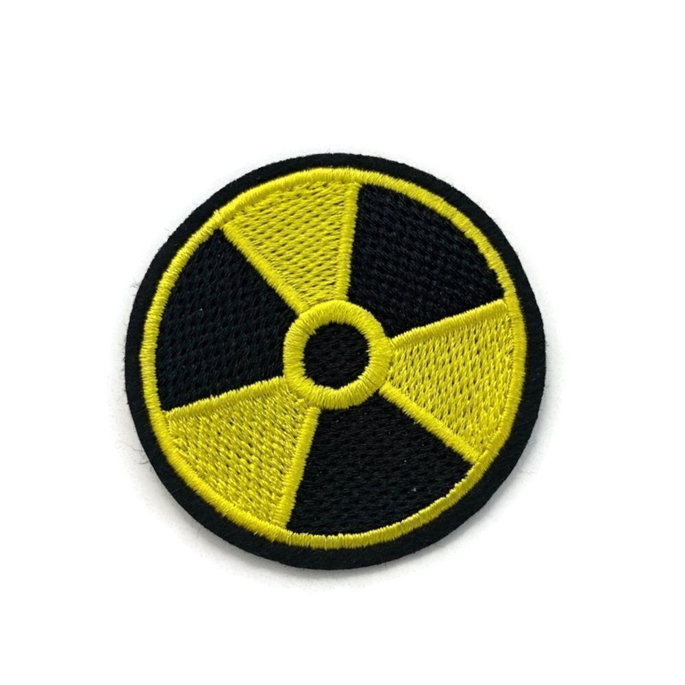 Radioactive Symbol Embroidered Patch